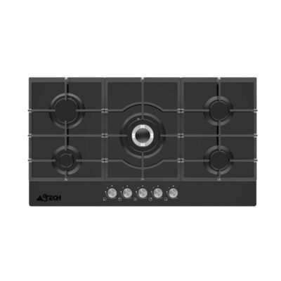 PLAQUE DE CUISSON ASTECH 5FEUX GAZ PL91CZ-90NO-MA