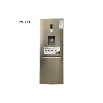 Réfrigérateur Combiné ASTECH FC378INO-OG avec Distributeur d&rsquo;Eau et Technologie No Frost gris