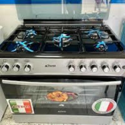 CUISINIERE ASTECH CK92ACFRM 5FEUX FULL OPTION MINUTERIE