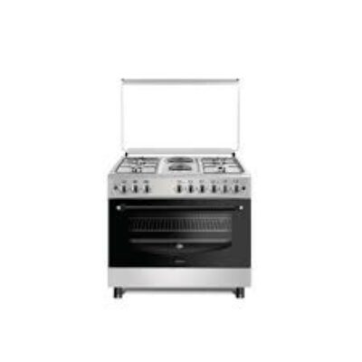 CUISINIERE ASTECH EL42GEL 90/60 6FEUX 4F GAZ ET 2 ELECTRIQUE