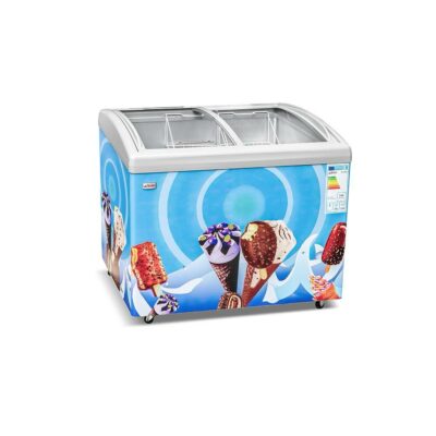 CONGELATEUR HORIZONTAL VITRINE ASTECH FH400VD 400L